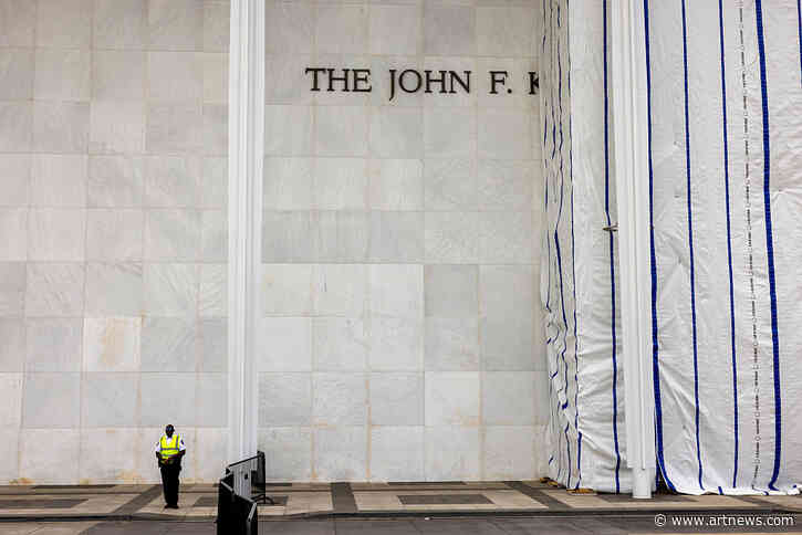 Judge Gives Trump Administration Deadline to Explain Tarp Covering Kennedy Center