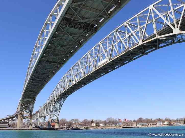 Unionized custodian jobs eliminated on the Canadian half of the Blue Water Bridge near Sarnia