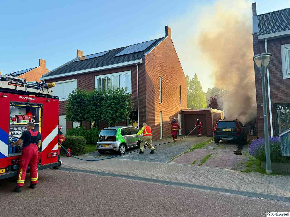 Brandweer Leek tweemaal uitgerukt woensdagavond: brand in bosgebied bij Nienoord en autobrand in Oostindie