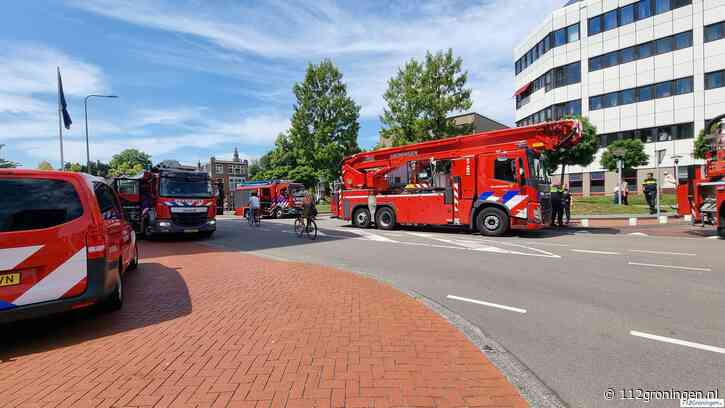 Grip1 brand bij UMCG in Groningen, poli ontruimd (video)