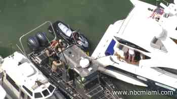 2 hospitalized after personal watercrafts crash off Key Biscayne