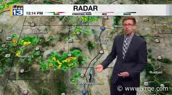 Showers, storms continue for New Mexico today