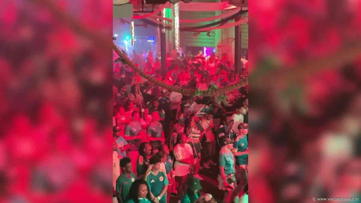 Heerlijke sfeer in Rotterdam voorafgaand aan beslissend duel Curaçao met Ivoorkust