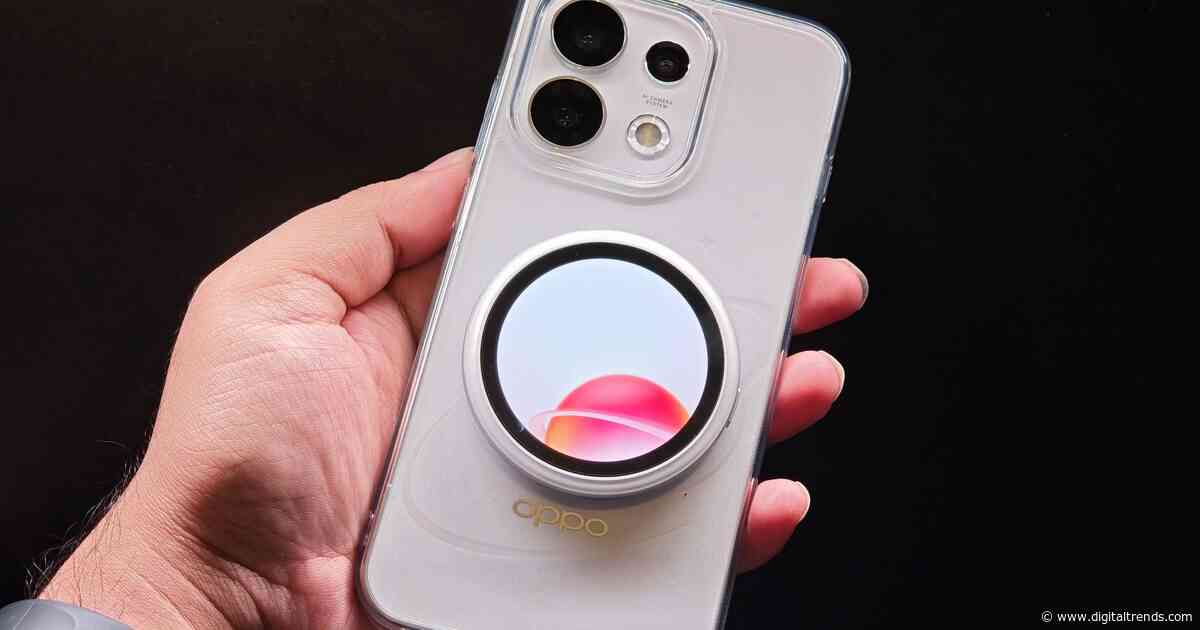 This Oppo phone has a wild 3D back, but its magnetic Bubble is the real party trick