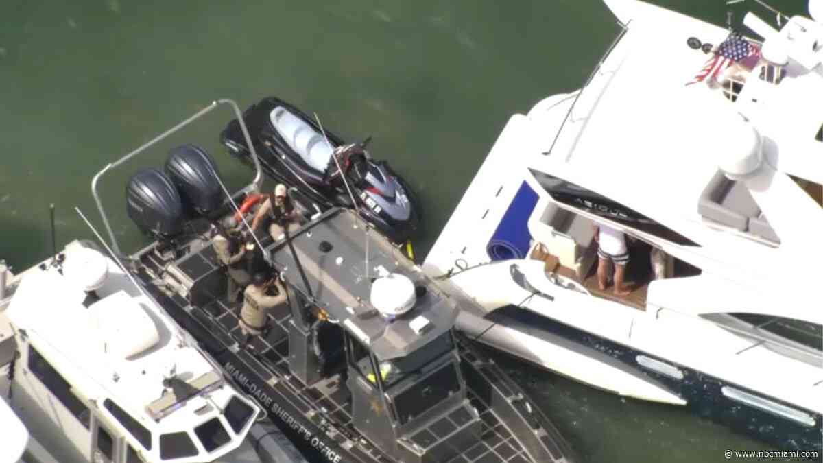 2 hospitalized after personal watercrafts crash off Key Biscayne