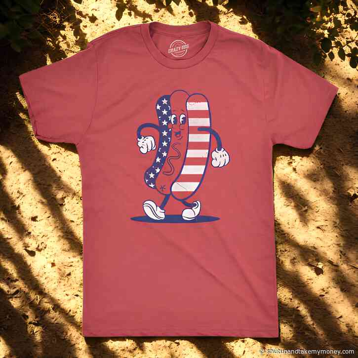 Fourth of July Hotdog Men’s T-Shirt