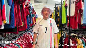 Man turns vintage football shirt hobby into job