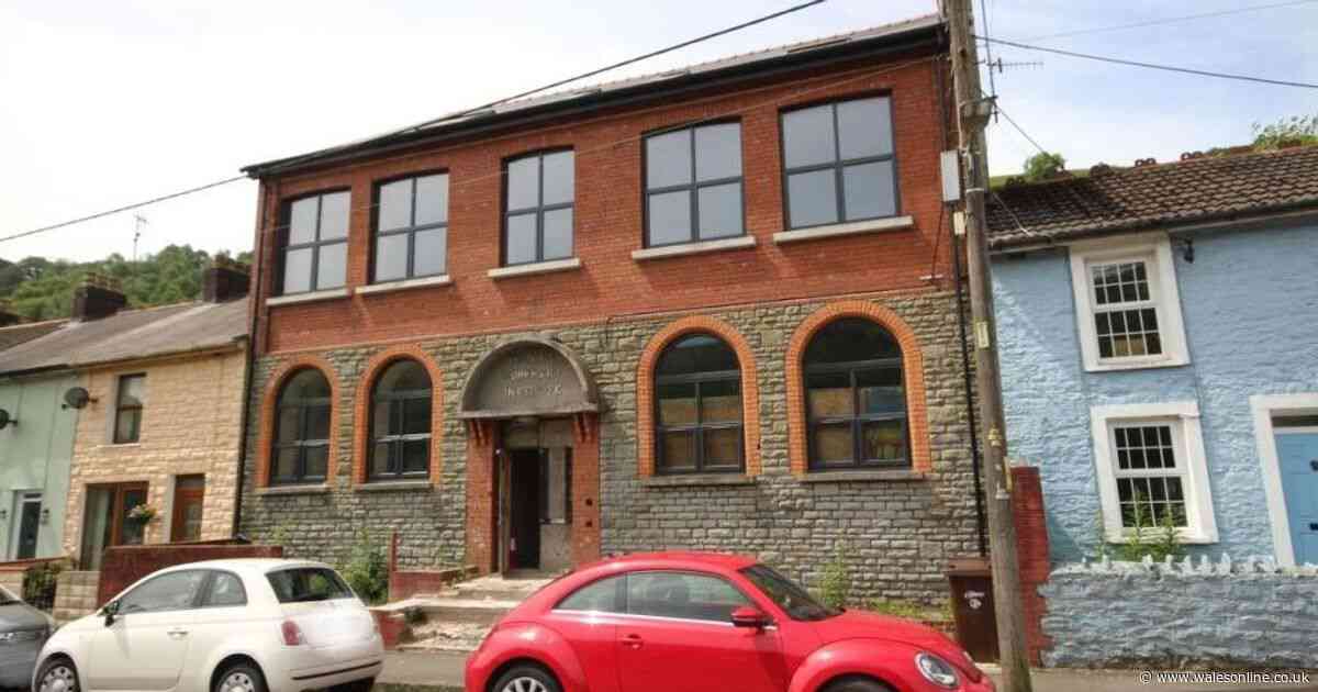 Someone turned an old Workmen's Institute into a home - but they didn't finish it