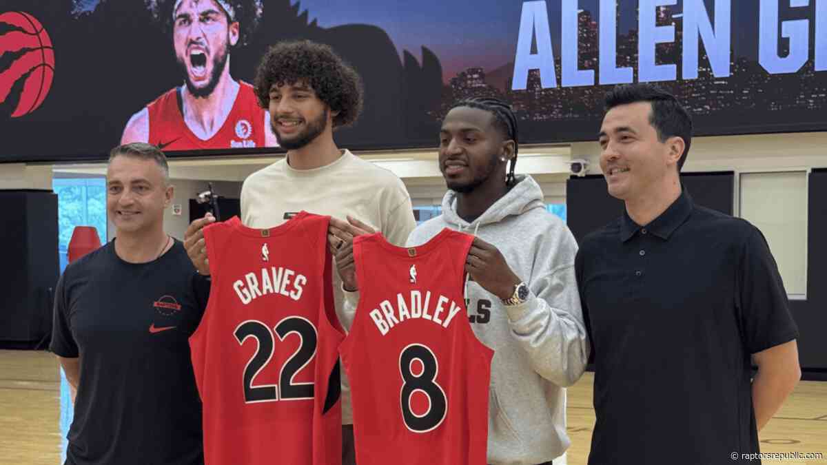 Raptors introduce draft picks Graves and Bradley to Toronto