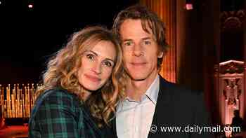 Julia Roberts' oldest son Phinnaeus, 21, towers over his famous mom as they enjoy quality time together in NYC