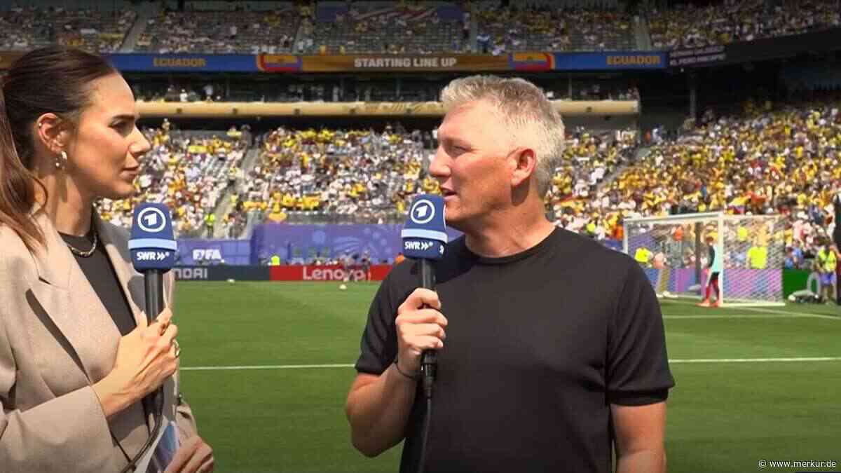 Schweinsteiger will live in ARD-Übertragung abhauen – doch Sedlaczek hat ihn „an der Leine“
