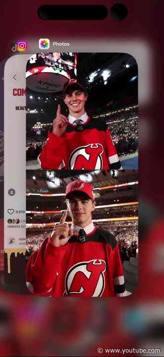 Consider this your Draft Week reminder. #shorts #njdevils #nhl #nhldraft #jackhughes #lukehughes