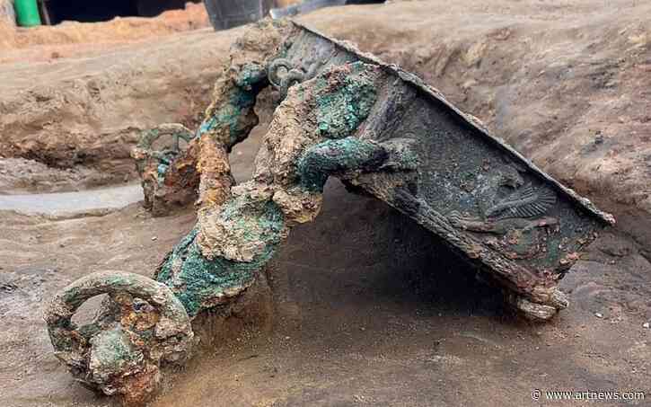 An Exceptional Bronze Votive Chariot Was Unearthed, the First of its Kind Ever Found on the Iberian Peninsula
