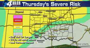 More storms expected to roll into Oklahoma Thursday