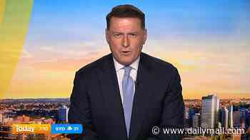 Sarah Abo tearfully announces Karl Stefanovic has left the Today show and Channel Nine live on-air after the fallout of his controversial interview with Tommy Robinson: 'Wish it wasn't ending like this'