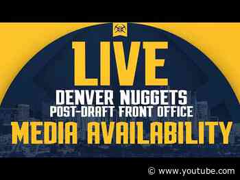 LIVE: Denver Nuggets Post-Draft Press Conference 🎙