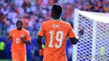 Pepe mit Doppelpack: Elfenbeinküste darf nach Curacao-Slapstick-Aktion feiern