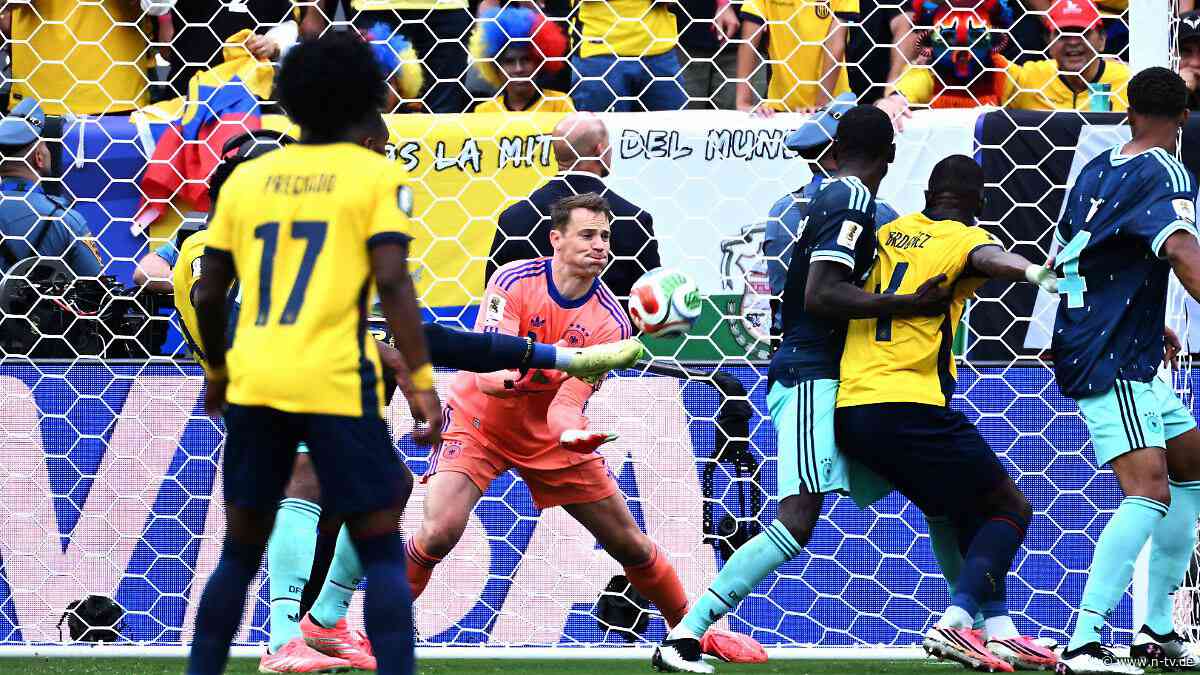 Pleite gegen Ecuador: DFB-Team kassiert nach Neuer-Patzer herben Dämpfer