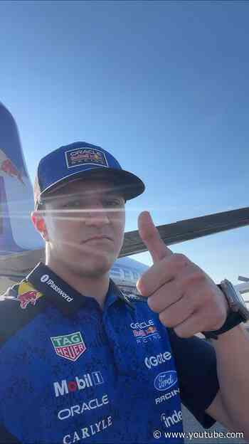 Arriving home in style 🤩✈️ #F1 #RedBullRacing #AustrianGP