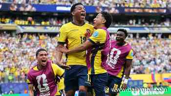 Ecuador breathe fresh life into their World Cup campaign with historic win as Manuel Neuer blunder sees Germany's eleven-game winning run come to an end