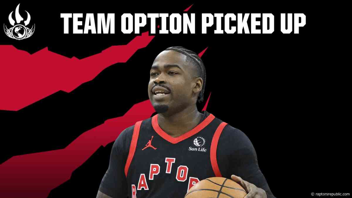 Raptors lock in Jamal Shead on $2.3M team option