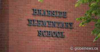 Man accused of exposing himself at Calgary school wanted by police