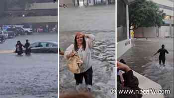 Dallas officer recounts rescuing six people from flash flood waters
