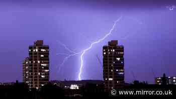 Met Office issues 10-hour thunderstorm warning for 75 UK areas on Friday - full list