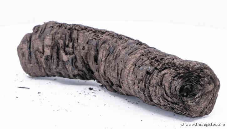 They read the scroll thing! AI helps decipher ancient document charred by Vesuvius