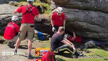 Girl freed after three-hour rescue at beauty spot