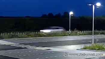 Moment driver hits 80mph just before killing 15-year-old e-scooter rider in crash that threw him 90 feet as he is jailed for seven years