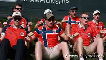 World Cup fever hits the PGA Tour as Norwegian fans swing by Connecticut to cheer on their countrymen