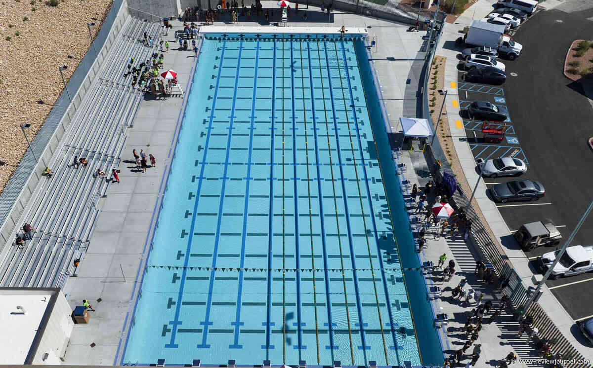 ‘It is sparkling:’ Las Vegas inaugurates new Olympic-sized pool in Summerlin