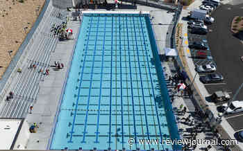 ‘It is sparkling:’ Las Vegas inaugurates new Olympic-sized pool in Summerlin