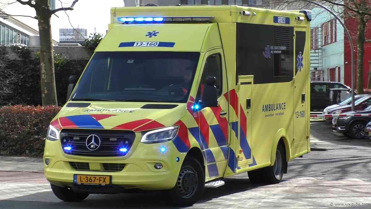 Brandweer PICU en Ambulances met Spoed onderweg in Haarlem en Beverwijk