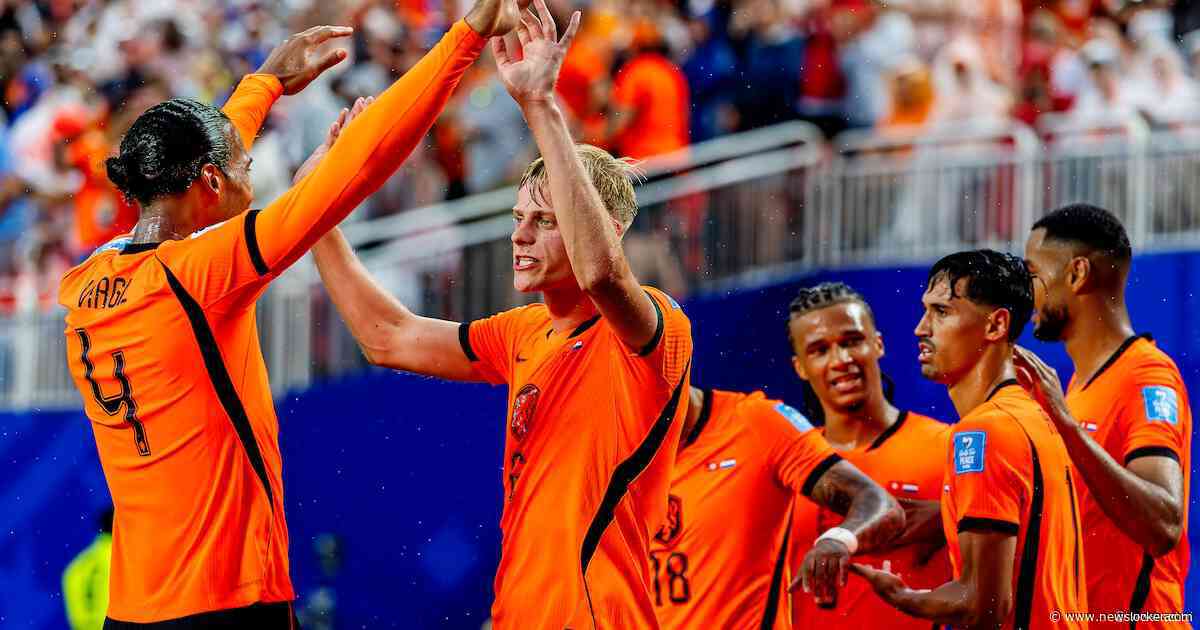 Bliksemstart in Kansas helpt Oranje aan ruime zege op Tunesië en groepswinst