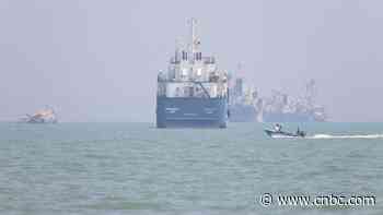 UN agency pauses Hormuz ship evacuation plan after first vessel attack under peace deal