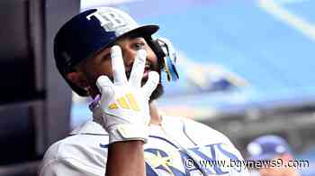 Caminero has three homers as Rays nearly no-hit Royals