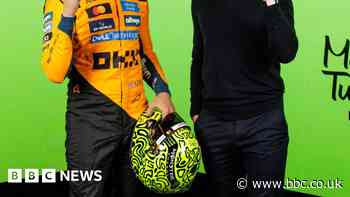 Somerset's Lando Norris meets his waxwork double