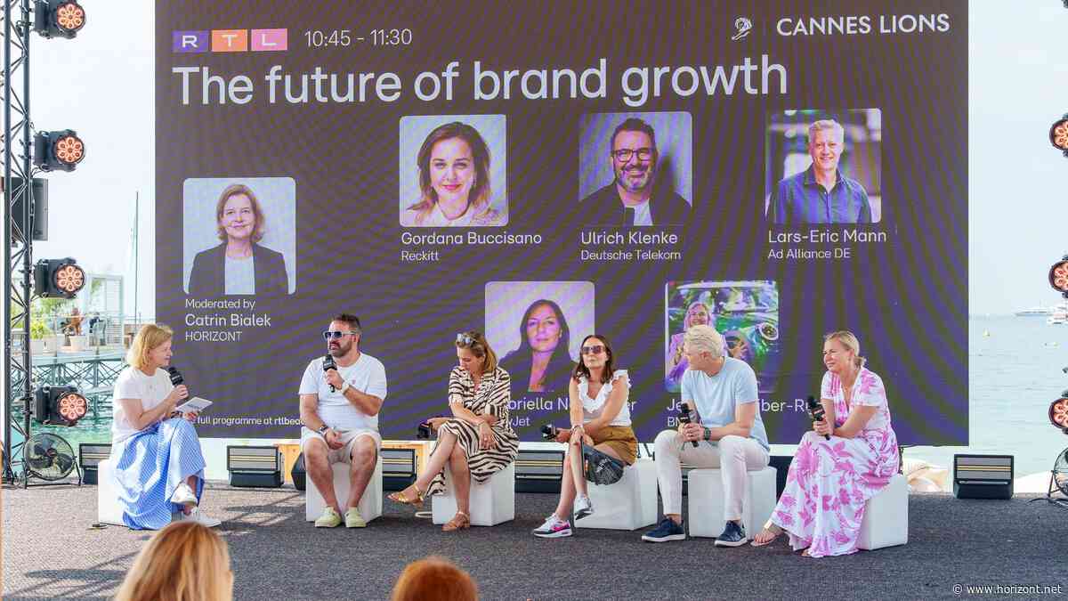 HORIZONT-Panel bei den Cannes Lions: Warum Marken im KI-Zeitalter wieder Haltung brauchen