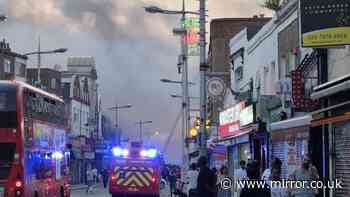 Peckham fire RECAP: Smoke filled sky after massive fire engulfs London building