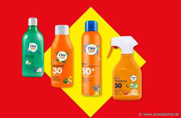 Heiße Tage, kühle Preise: Lidl macht Sonnenschutz dauerhaft günstiger / Ausgezeichneter Schutz lohnt sich: Cien Sun Sonnenspray Kids Testsieger bei Stiftung Warentest