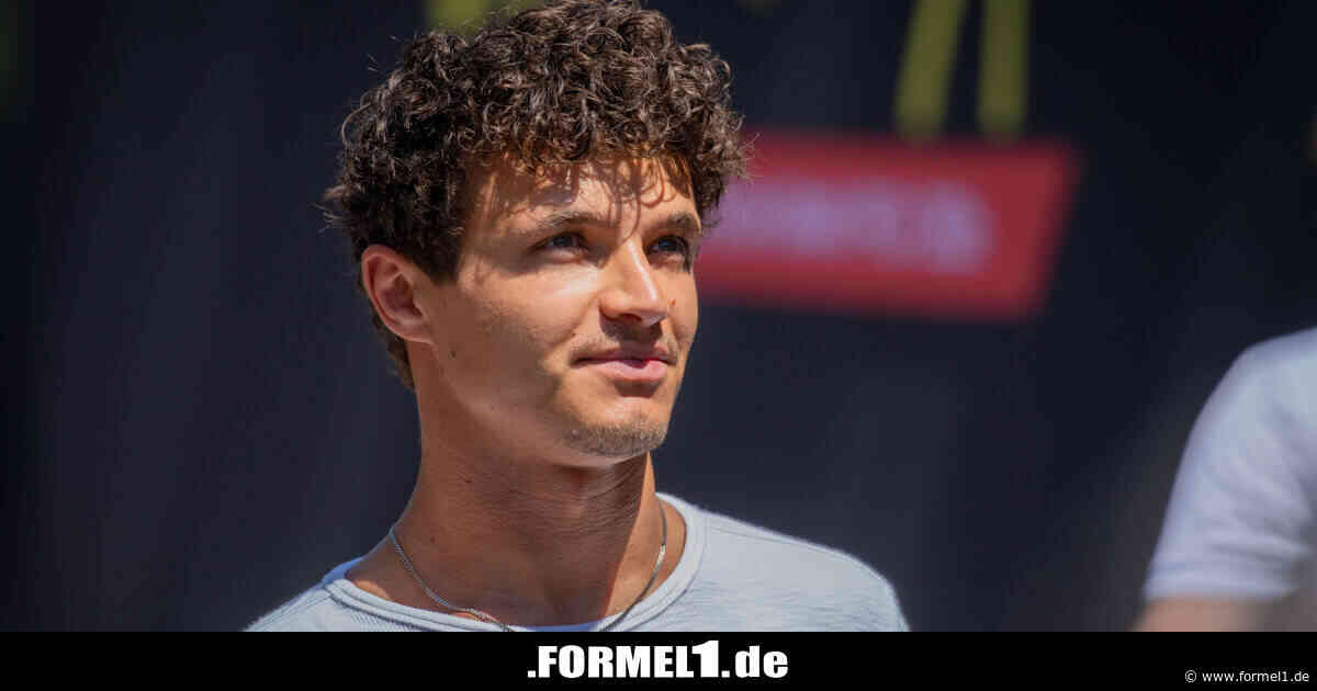 Ehrung für den Weltmeister: Lando Norris trifft auf Wachsfigur in London
