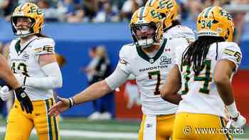 Fajardo's last-minute TD toss leads Edmonton Elks to 23-18 win over Winnipeg Blue Bombers