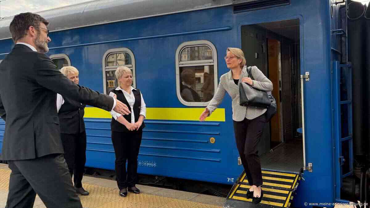Justizministerin Hubig zu erstem Besuch in Kiew eingetroffen
