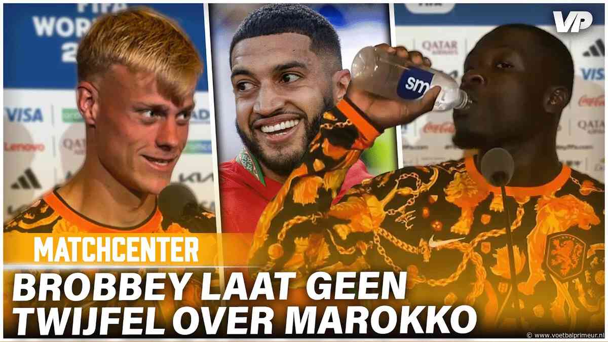 Brobbey blijft koel onder lastige omstandigheden: 'Gelukkig is dat niet gebeurd'