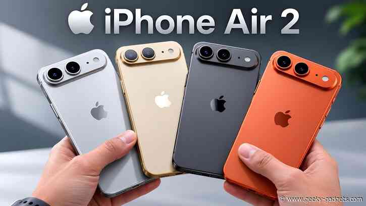 Apple’s iPhone Air 2 Leaks Reveal 3 Massive Upgrades We’ve All Been Waiting For