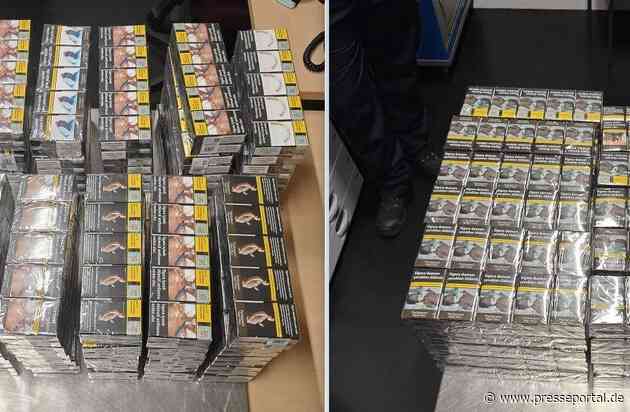 HZA-P: Zigarettenschmuggel aufgeflogen - Zoll am BER entdeckt innerhalb weniger Tage 431 Stangen verteilt auf acht Gepäckstücke / Steuerstrafverfahren eingeleitet und Zigaretten sichergestellt