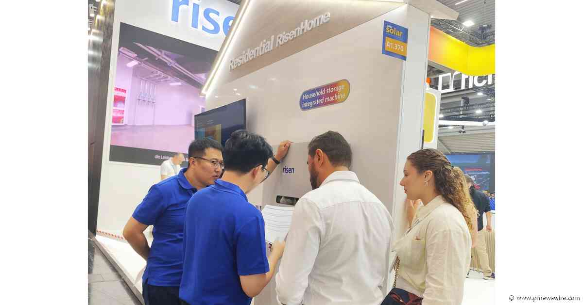 Risen Energy демонстрирует инновации с полным сценарием на Intersolar Europe 2026