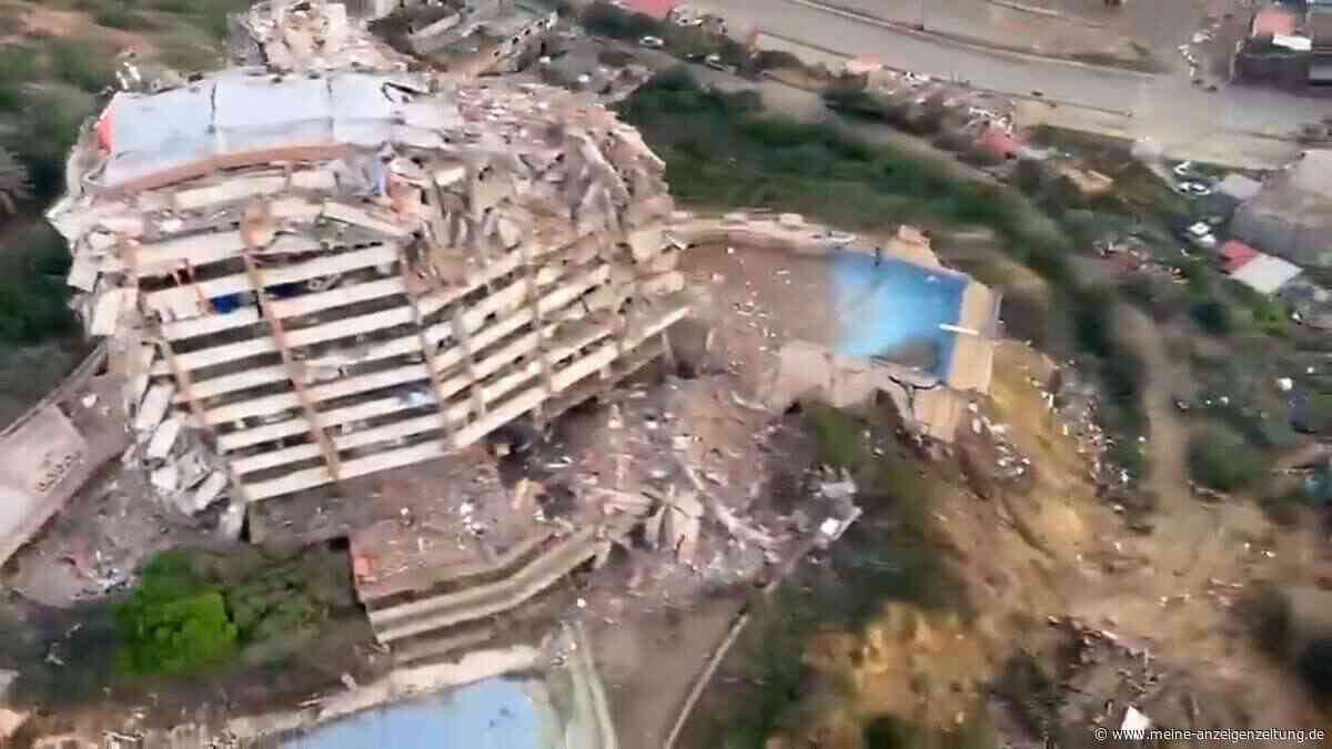 Aufnahmen aus Helikopter zeigen Ausmaß der Zerstörung im Norden Venezuelas